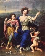 THe Marquise de Seignelay and Two of her Children, Pierre Mignard